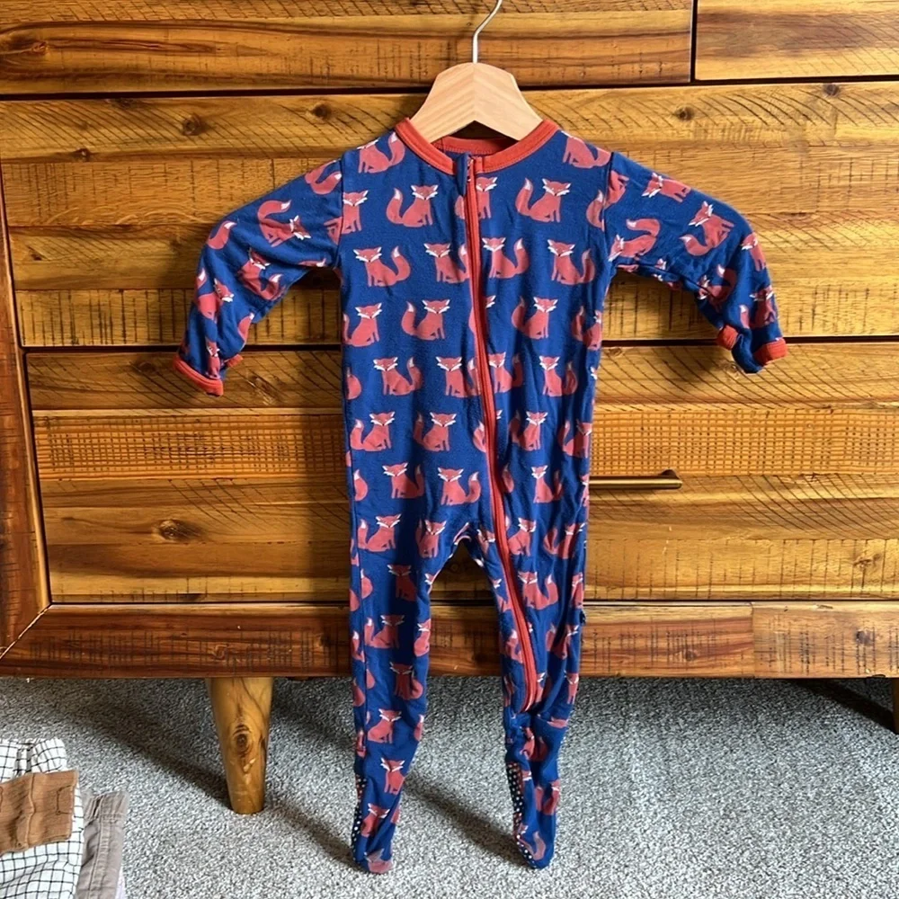 KicKee Pants Fox 🦊 Print Footie Pajamas
